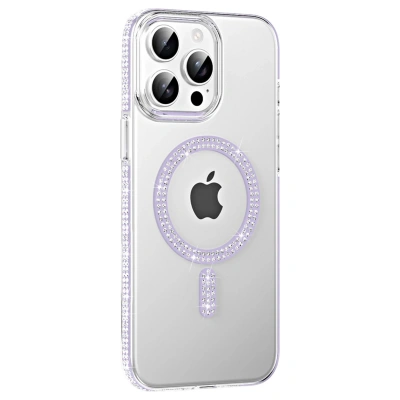 HERŞEYTREND Joko Apple İphone 14 Pro Max Move Taşlı Magsafe Kapak - Lila