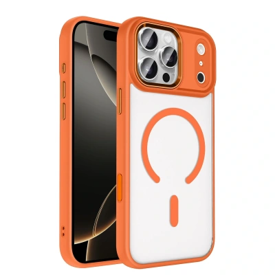 HERŞEYTREND Joko Apple İphone 17 Pro Max Terea Magsafe Kapak - Turuncu