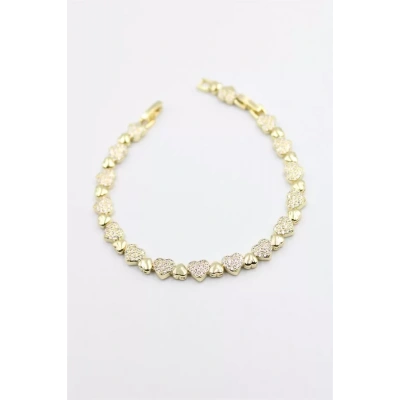 HERŞEYTREND Kalp Xuping Bileklik - Altın