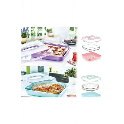 HERŞEYTREND Kare Pasta Börek Kabı Royaleks-30308