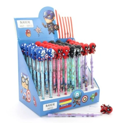 HERŞEYTREND Karışık Kahraman Figürlü Kurşun Kalem Model 2