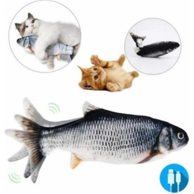 HERŞEYTREND Kedi Oyuncağı Hareket Eden Balık