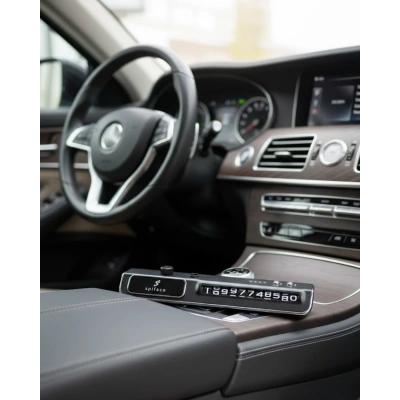 HERŞEYTREND LED Ekranlı Nemlendirici Araç Park İletişim Numarası Gösterici