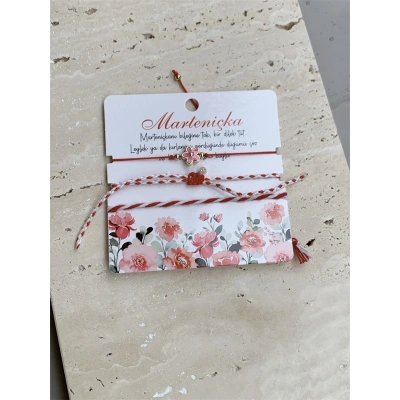 HERŞEYTREND Marteniçka İp Bileklik - Kırmızı