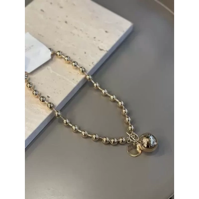 HERŞEYTREND Metal Top Kolye - Altın