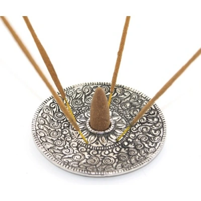 HERŞEYTREND Metal Yuvarlak Tütsülük Model 3