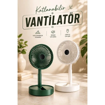 HERŞEYTREND Mini Fan Soğutucu Telefon Tutucu Vantilatör