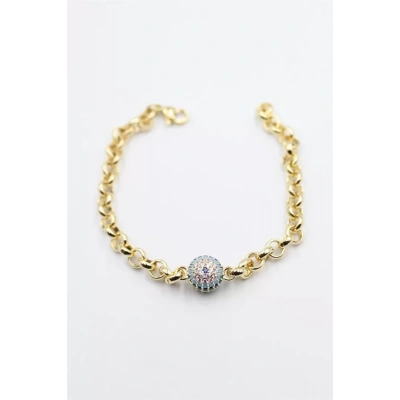 HERŞEYTREND Nazar Xuping Bileklik - Altın