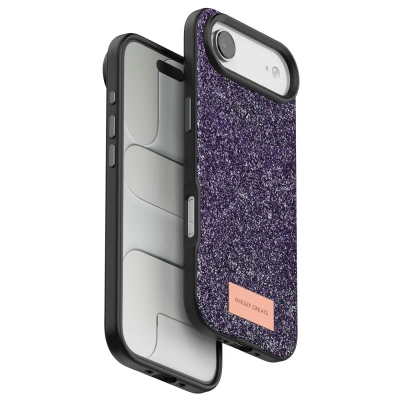 HERŞEYTREND Onegif Apple İphone 17 Air Bright Simli Kapak - Derin Mor