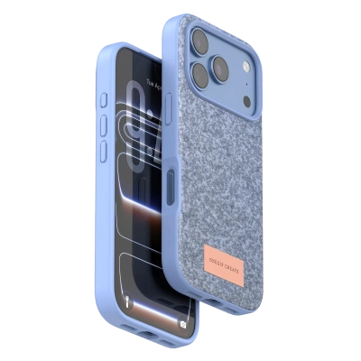 HERŞEYTREND Onegif Apple İphone 18 Pro Bright Simli Kapak - Mavi