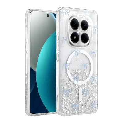 HERŞEYTREND Onegif Xiaomi Redmi Note 15 Pro Plus 5g Misk Simli Magsafe Kapak - Desen 3