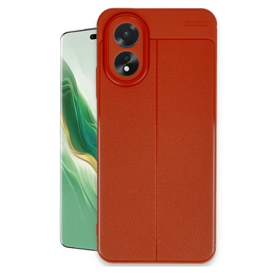 HERŞEYTREND Oppo A38 Kılıf Auto Focus Kapak - Kırmızı