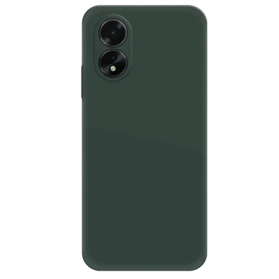 HERŞEYTREND Oppo A38 Kılıf First Silikon - Koyu Yeşil