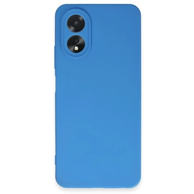 HERŞEYTREND Oppo A38 Kılıf First Silikon - Mavi