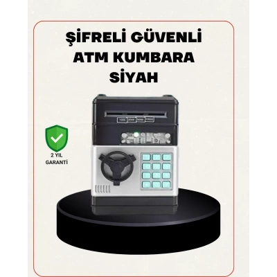HERŞEYTREND Para Kasası Görünümlü Elektronik Şifreli Kumbara