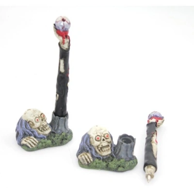 HERŞEYTREND Polyester Kurukafa Tükenmez Kalem