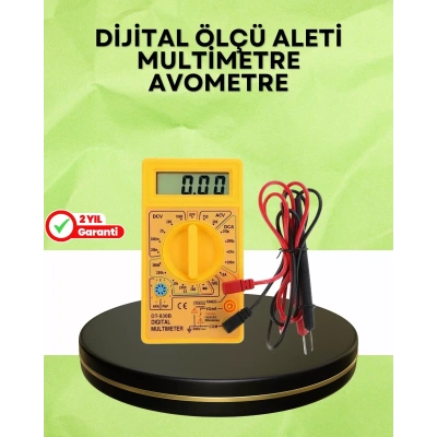 HERŞEYTREND Profesyonel Dijital Multimetre Volt Amper Direnç Ölçümü