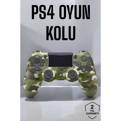 HERŞEYTREND PS4 Oyun Kolu Kamuflaj Desenli Joystick