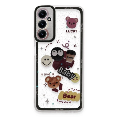 HERŞEYTREND Samsung Galaxy A05s Kılıf Sweet Desenli Silikon Kapak - Sarı