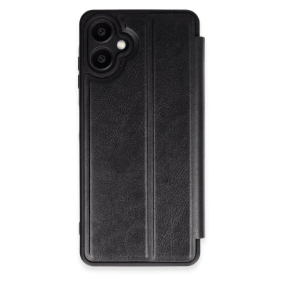HERŞEYTREND Samsung Galaxy A06 Kılıf Flip Cover - Siyah