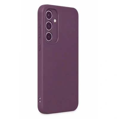 HERŞEYTREND Samsung Galaxy A35 5g Kılıf First Silikon - Mürdüm