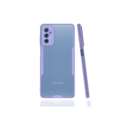 HERŞEYTREND Samsung Galaxy M52 5g Kılıf Platin Silikon - Lila