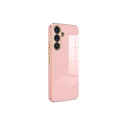 HERŞEYTREND Samsung Galaxy S24 Fe Kılıf Volet Silikon - Pembe
