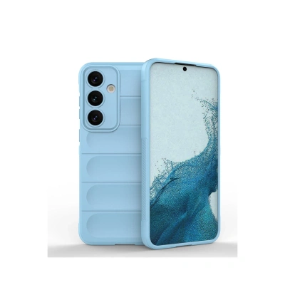 HERŞEYTREND Samsung Galaxy S24 Kılıf Optimum Silikon - Sky Blue