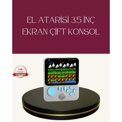 HERŞEYTREND Şarjlı 3.5 İnç Retro Oyun Konsolu