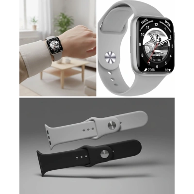 HERŞEYTREND Sesli Görüşme Özellikli Akıllı Saat Sağlık ve Aktivite Takibi