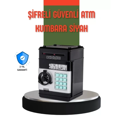 HERŞEYTREND Şifreli ATM Kasa Görünümlü Para Biriktirme Kumbarası