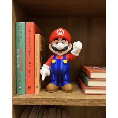 HERŞEYTREND Süper Mario Masa Üstü Dekor Biblo Oyun Severlere Özel Figür