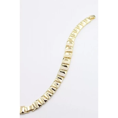 HERŞEYTREND Taşlı Xuping Bileklik - Altın