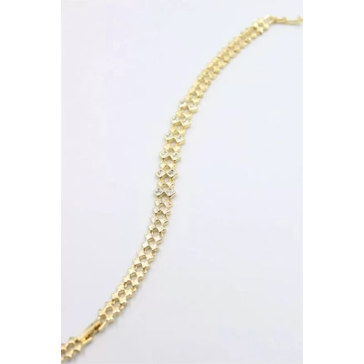 HERŞEYTREND Taşlı Xuping Bileklik - Altın