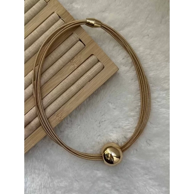 HERŞEYTREND Tasma Kolye - Altın