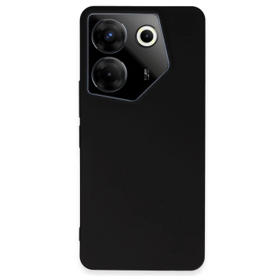 HERŞEYTREND Tecno Camon 20 Pro 5g Kılıf First Silikon - Siyah