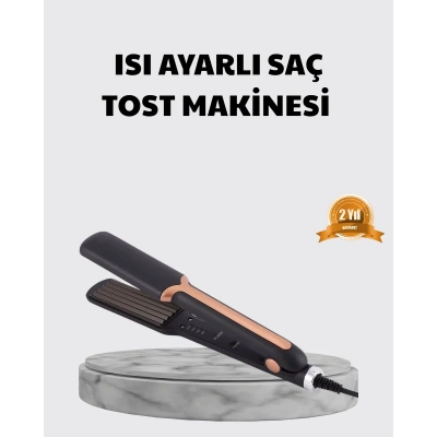 HERŞEYTREND Tost Model Saç Şekillendirici Hızlı Isınan Isı Ayarlı
