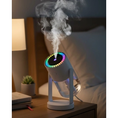 HERŞEYTREND Ultrasonik Hava Nemlendirici Renkli Işık ve Manuel Püskürtme Ayarı