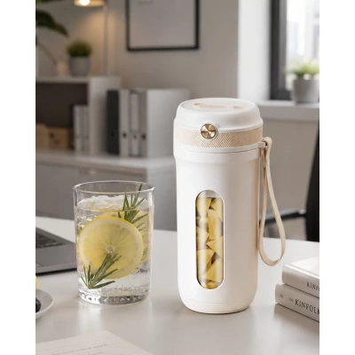 HERŞEYTREND USB Şarjlı Mini Smoothie Blender Pratik Meyve Karıştırıcı 350 ML