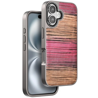 HERŞEYTREND Venco İphone 16 Wave Kapak - Pembe