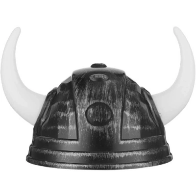 HERŞEYTREND Viking Başlığı Asteriks Başlığı Gümüş Renk