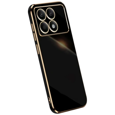 HERŞEYTREND Xiaomi Poco X6 Pro Kılıf Volet Silikon - Siyah
