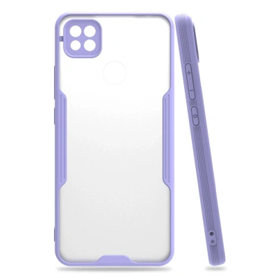 HERŞEYTREND Xiaomi Redmi 9c Kılıf Platin Silikon - Lila