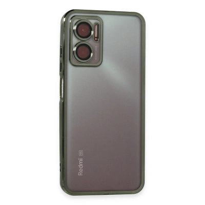 HERŞEYTREND Xiaomi Redmi Note 11e Kılıf Razer Lensli Silikon - Yeşil