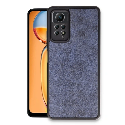HERŞEYTREND Xiaomi Redmi Note 12 Pro 4g Kılıf Aras Deri Kapak - Lacivert