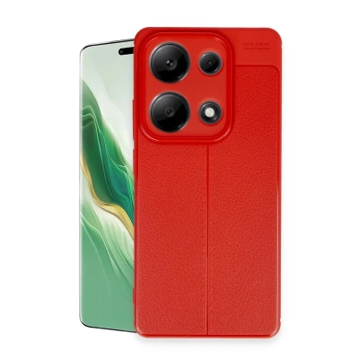HERŞEYTREND Xiaomi Redmi Note 13 Pro 4g Kılıf Auto Focus Kapak - Kırmızı
