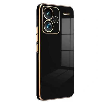 HERŞEYTREND Xiaomi Redmi Note 13 Pro Plus Kılıf Volet Silikon - Siyah