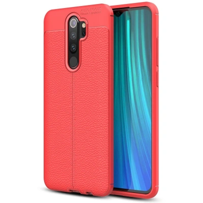 HERŞEYTREND Xiaomi Redmi Note 8 Pro Kılıf Auto Focus Kapak - Kırmızı