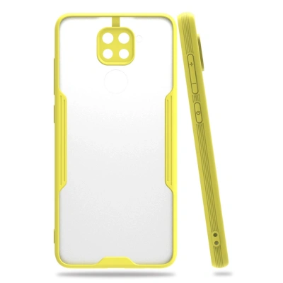 HERŞEYTREND Xiaomi Redmi Note 9 Kılıf Platin Silikon - Sarı