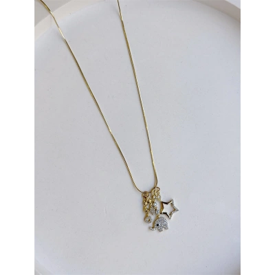 HERŞEYTREND Xuping Fil Charm Kolye - Altın